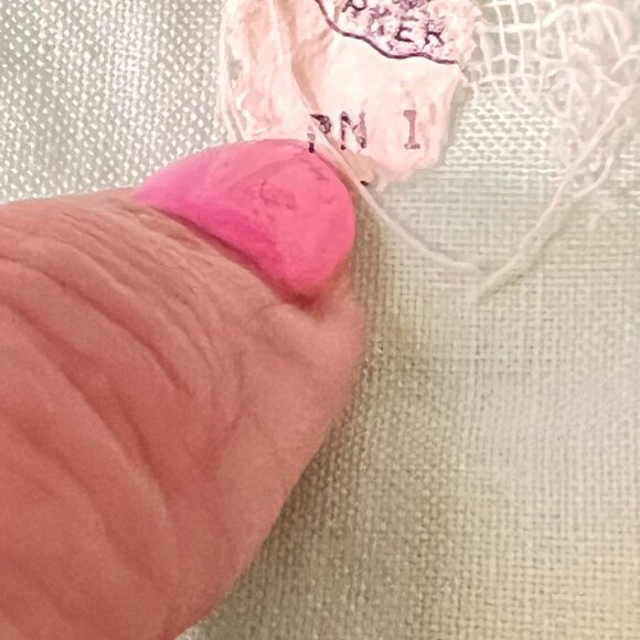 Vtg Lisanne Mint Green Button Down Housecoat Robe Lace Collar Pockets Cotton SS - Picture 12 of 16